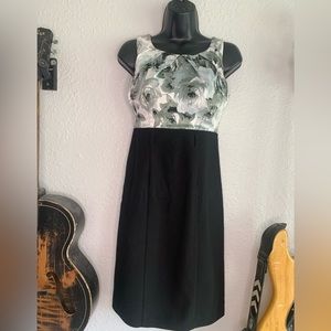 Black and White Pencil Dress -Small
